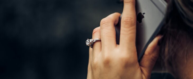 woman talking on the phone
